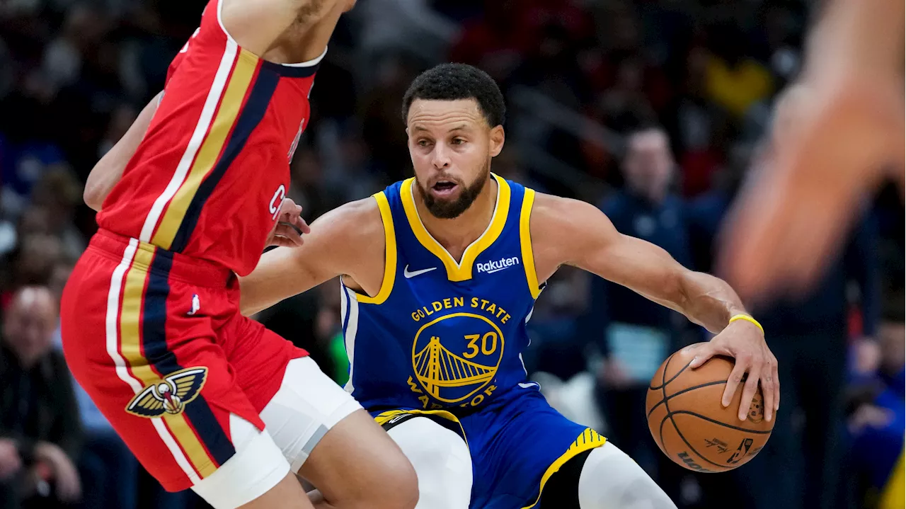 Curry hits seven three-pointers in Warriors win over Pelicans