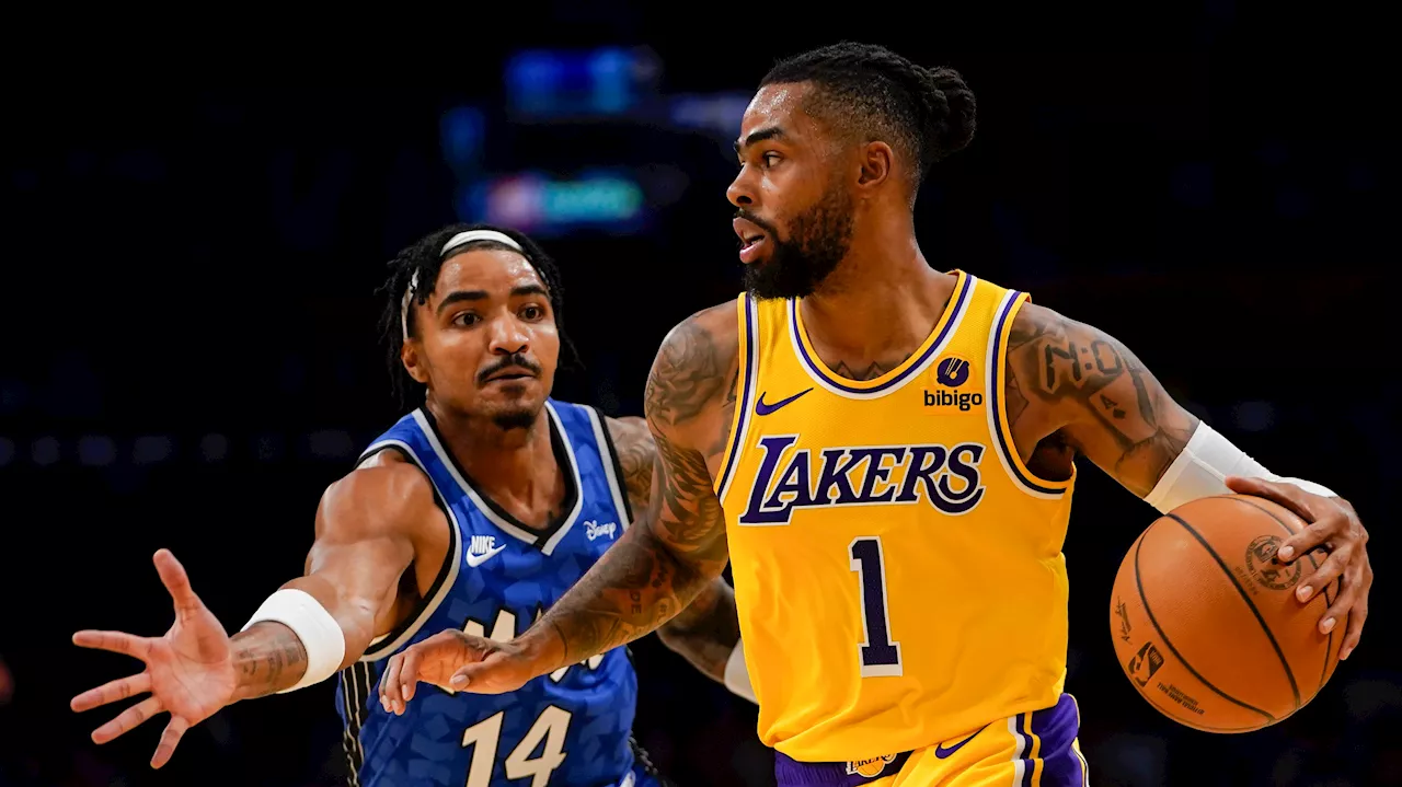 Russell comes up big with 12 points in 4th quarter of Lakers' win over Magic