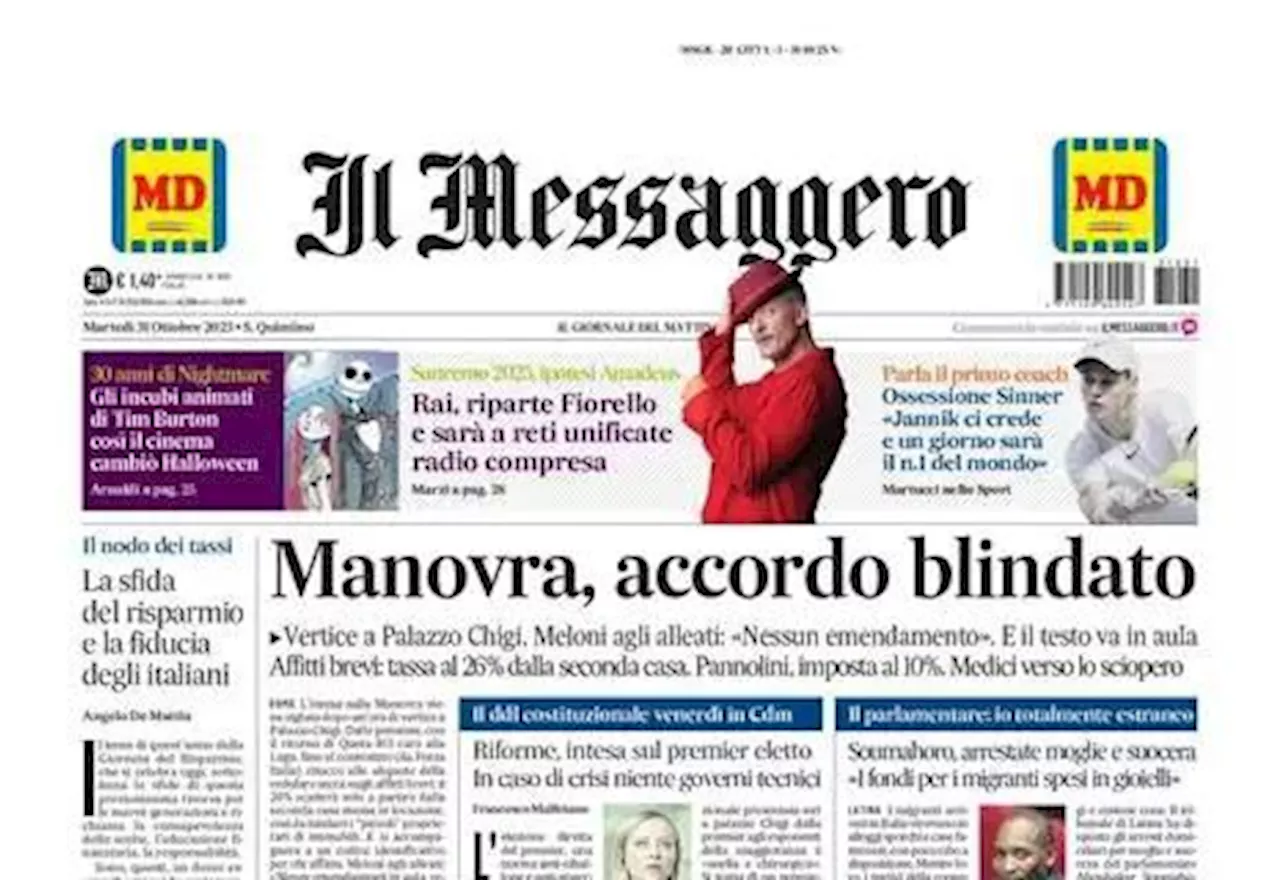 Il Messaggero sul successo con i viola: 'Lazio infinita: decide Immobile al 95''