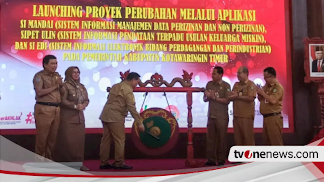 Pemkab Kotim Luncurkan 3 Aplikasi Untuk Mempermudah Layanan Perizinan