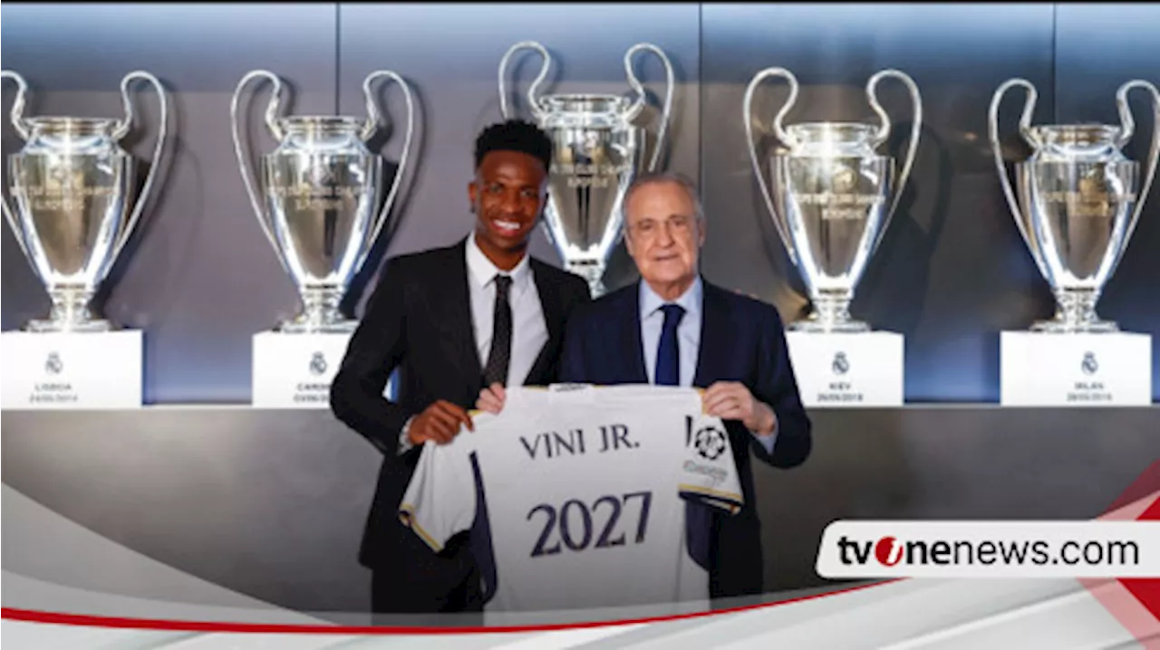 Vinicius Junior Resmi Memperpanjang Kontrak di Real Madrid Selama Empat Musim