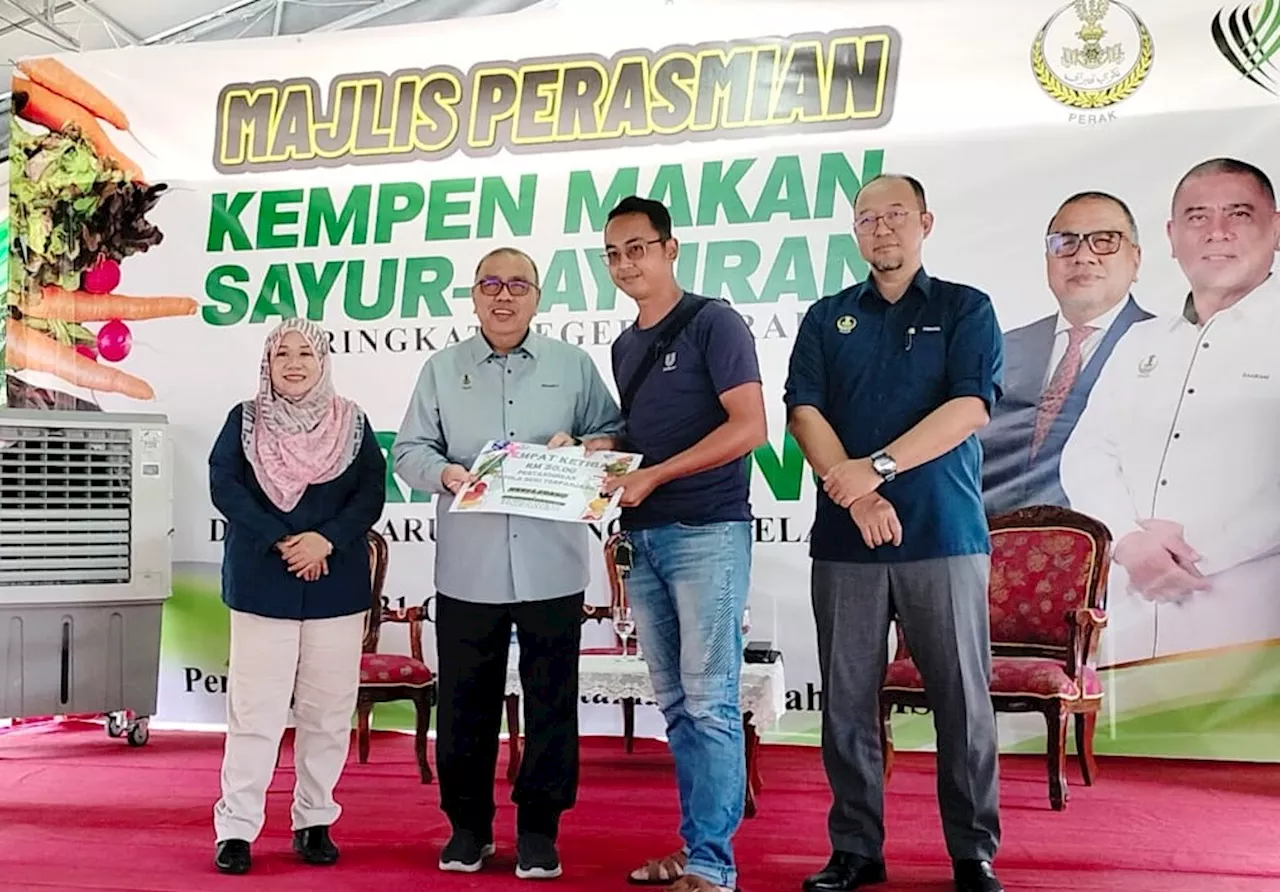 Perak lancar kempen galak rakyat tanam, makan sayur