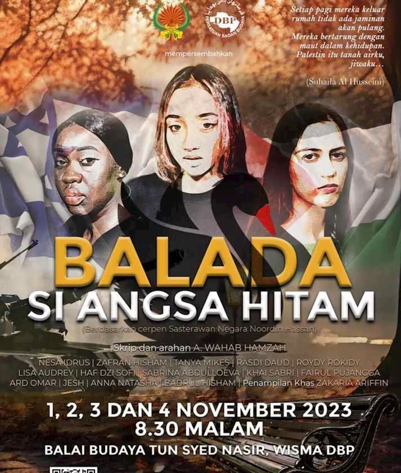 Teater ‘Balada Angsa Hitam’ tiada kaitan dengan konflik Palestin