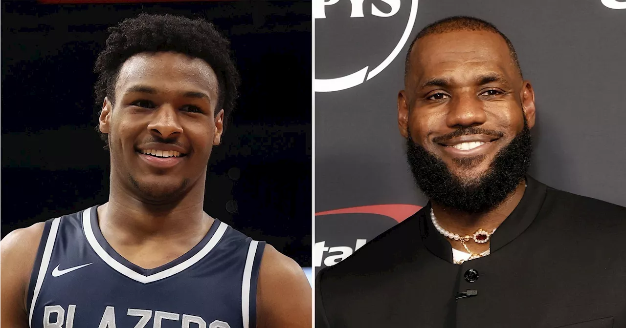 Bronny James Names Dad LeBron His 'Favorite Player of All Time'