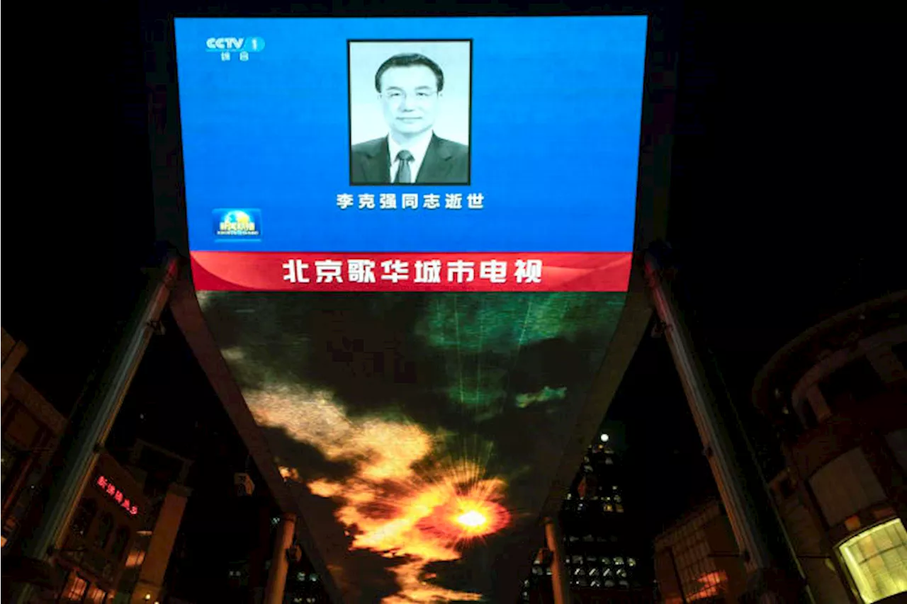 Remains of former Chinese premier Li Keqiang to be cremated and flags to be lowered