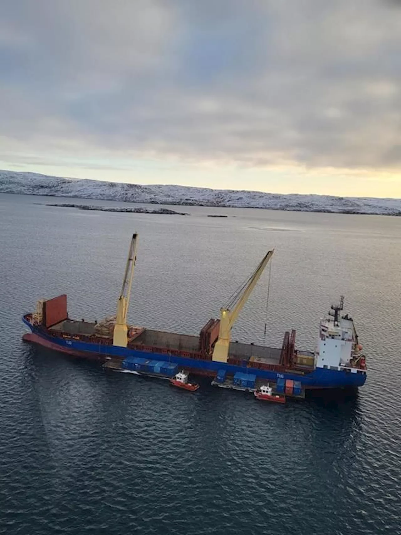 Employee Rescued After Containers Fall into Water in Nunavut