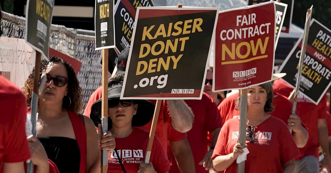 Thousands of Kaiser Permanente hospital workers launch strike in 5 states and D.C.