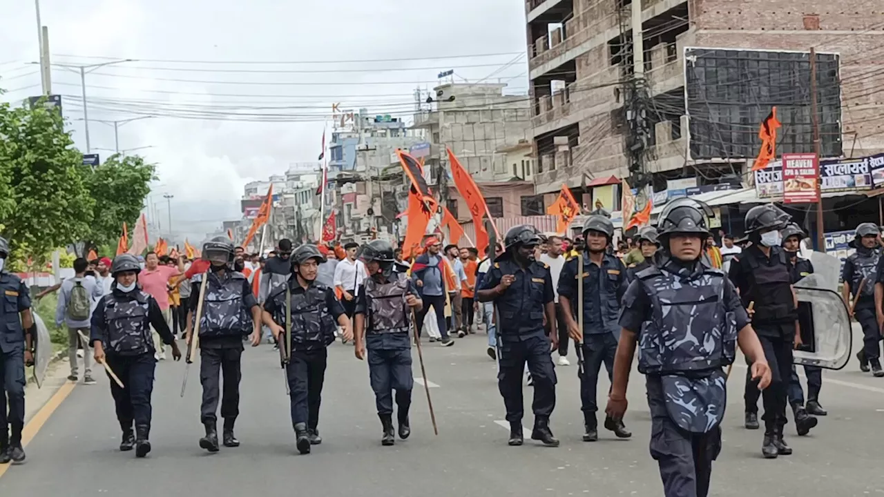 A Nepal town imposes a lockdown and beefs up security to prevent clashes between Hindus and Muslims