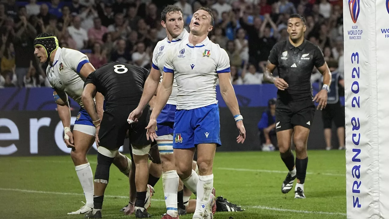 Italy changes front row and rearranges backline to face France at Rugby World Cup