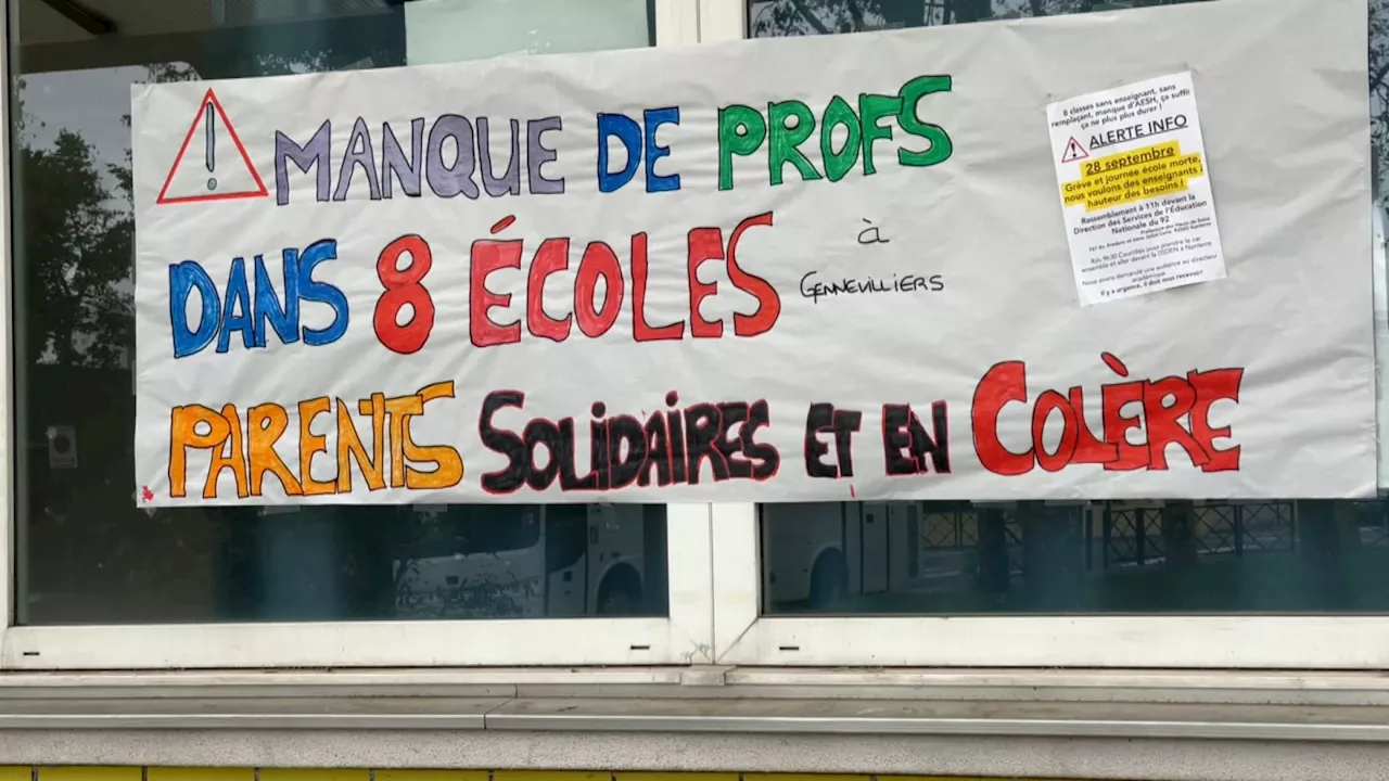 Élèves sans professeurs à Gennevilliers: le maire refuse d'accueillir des ministres dans sa ville