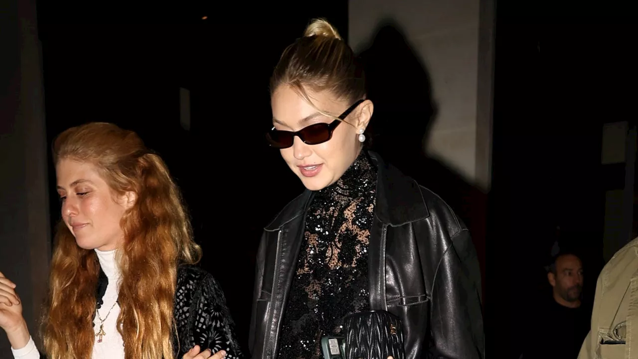 Gigi Wears The Slingback Of The Season