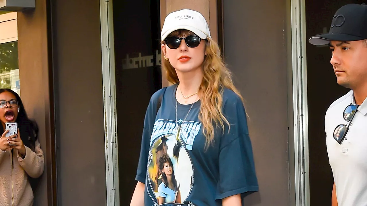 Taylor Swift’s Latest Look Fuses Princess Diana With ’90s Dad Fashion