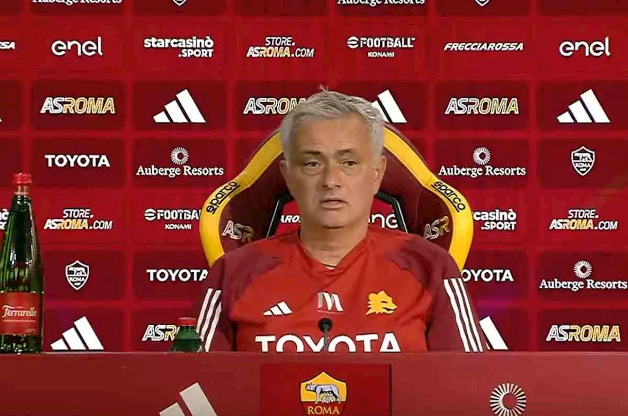 DIRETTA Roma-Servette, Mourinho in conferenza stampa LIVE