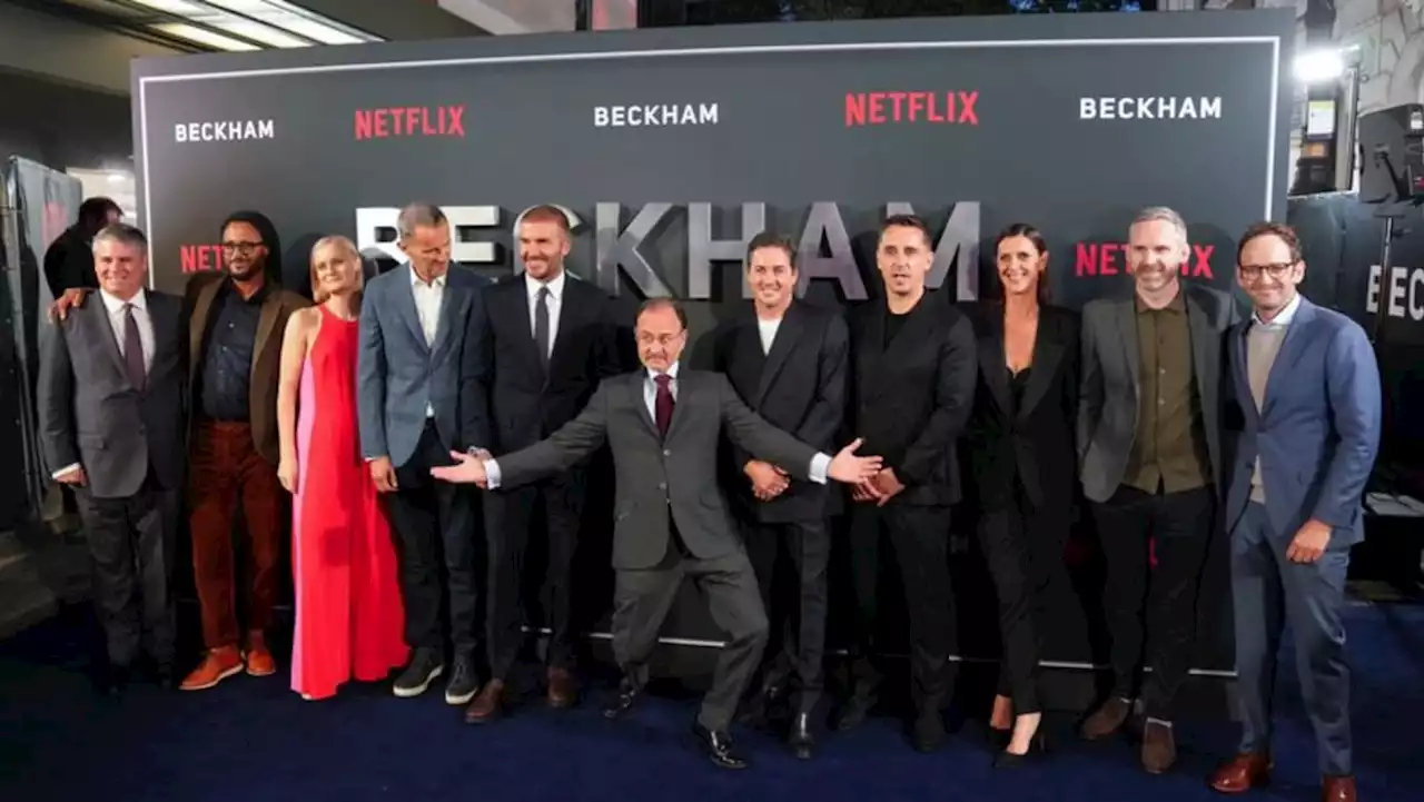 David Beckham takes family to premiere of candid new Netflix documentary about his life