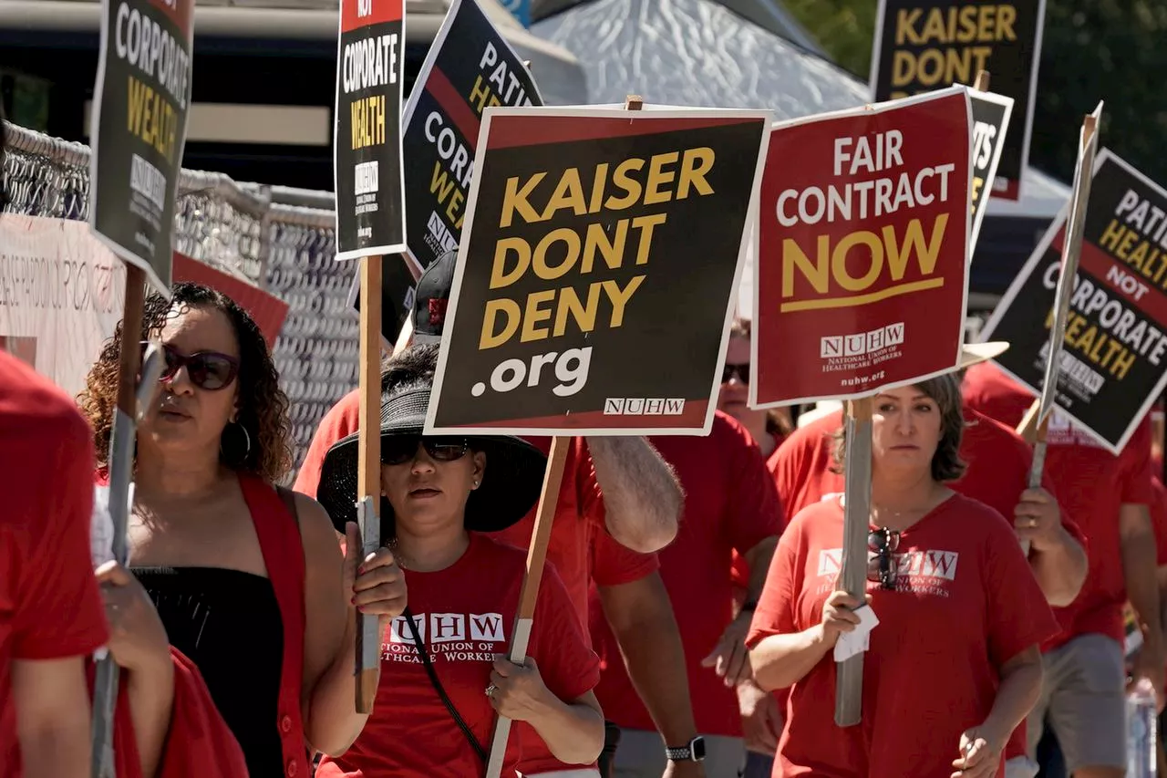 75,000 Kaiser health workers strike in five states in largest health care walkout in U.S. history