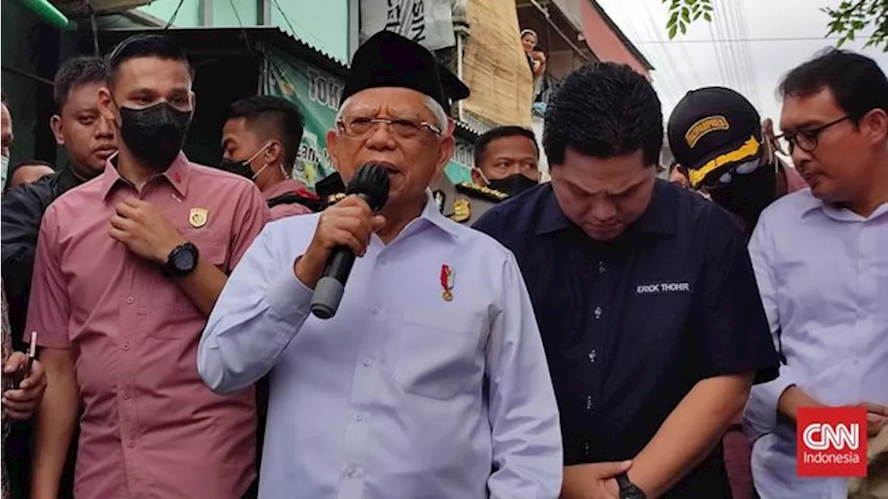 Ma'ruf soal Cawapres NU: Cak Imin Sudah, Nanti Khofifah atau Mahfud