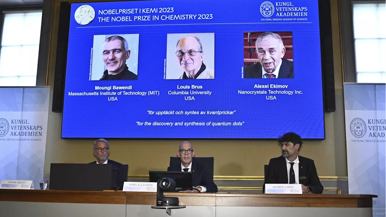 Trio wins Nobel Prize in chemistry for work on quantum dots, used in electronics and medical imaging