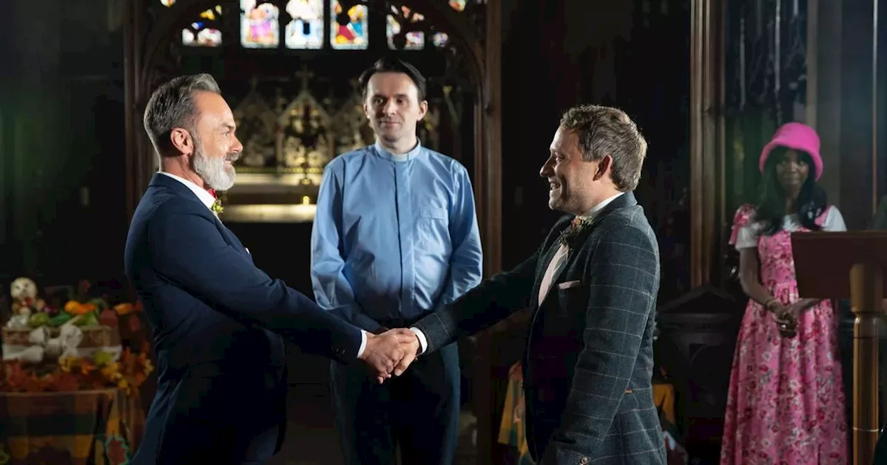 Coronation Street's Billy suspended from clergy following wedding with Paul