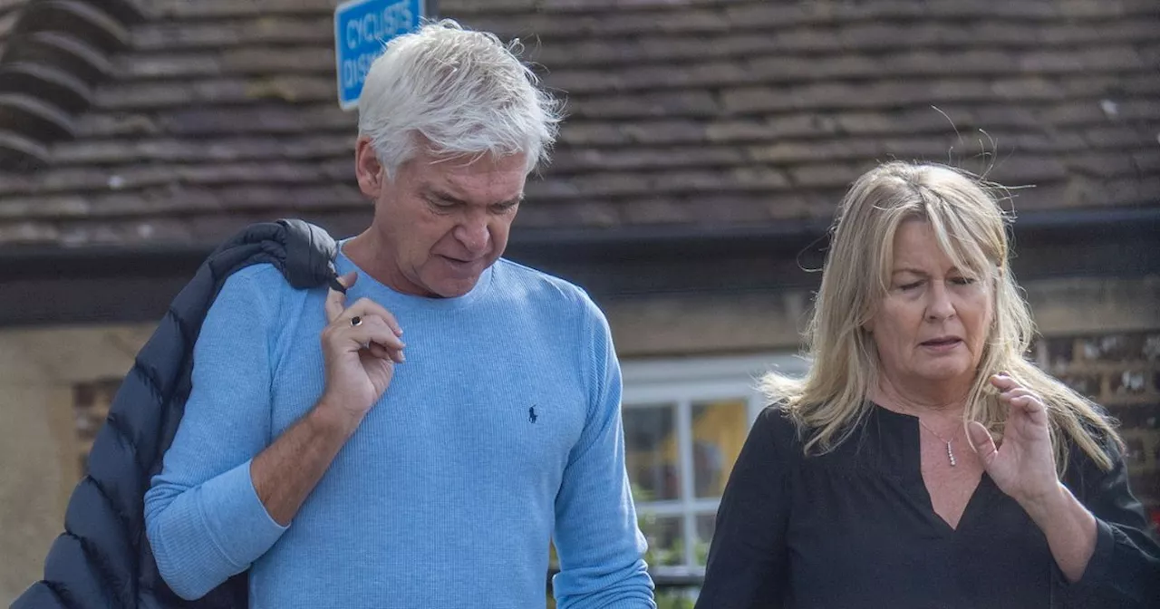 Phillip Schofield reunites with wife after This Morning affair