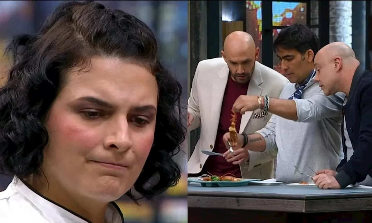 Unos langostinos con patas llevaron a Natalia Sanint al último puesto de MasterChef