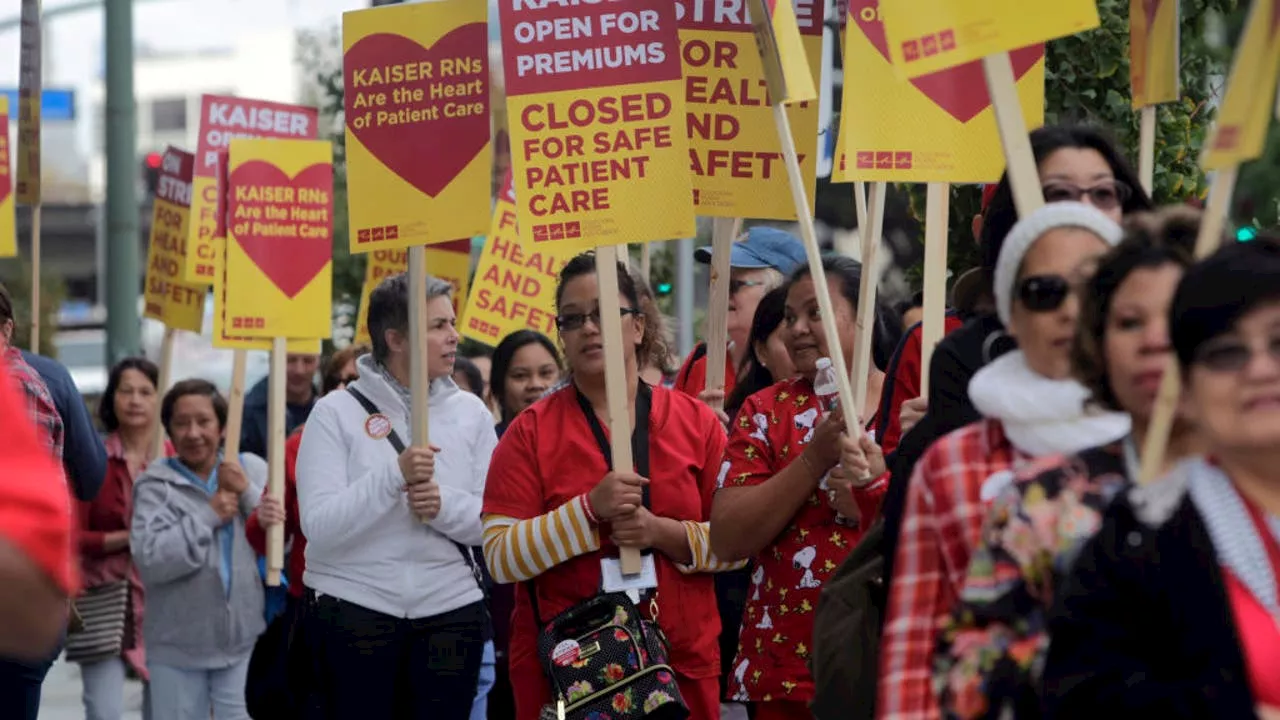 Kaiser Permanente health care workers begin strike