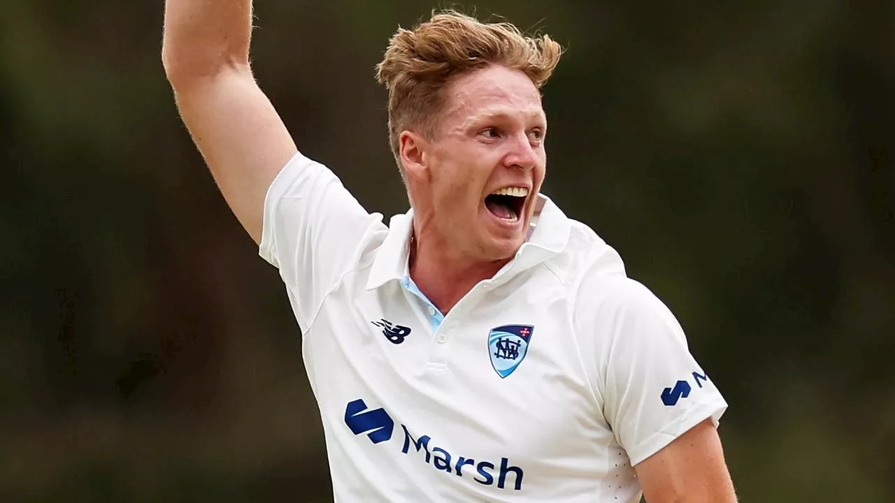 Jack Edwards’ maiden five-wicket haul rattles Queensland on rain-affected opening day