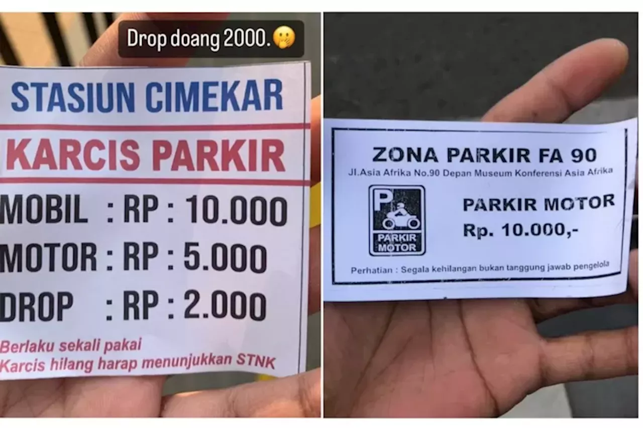 Kota Bandung Darurat Pungli, Karcis Parkir Tak Sesuai Aturan, Drop Penumpang Juga Bayar