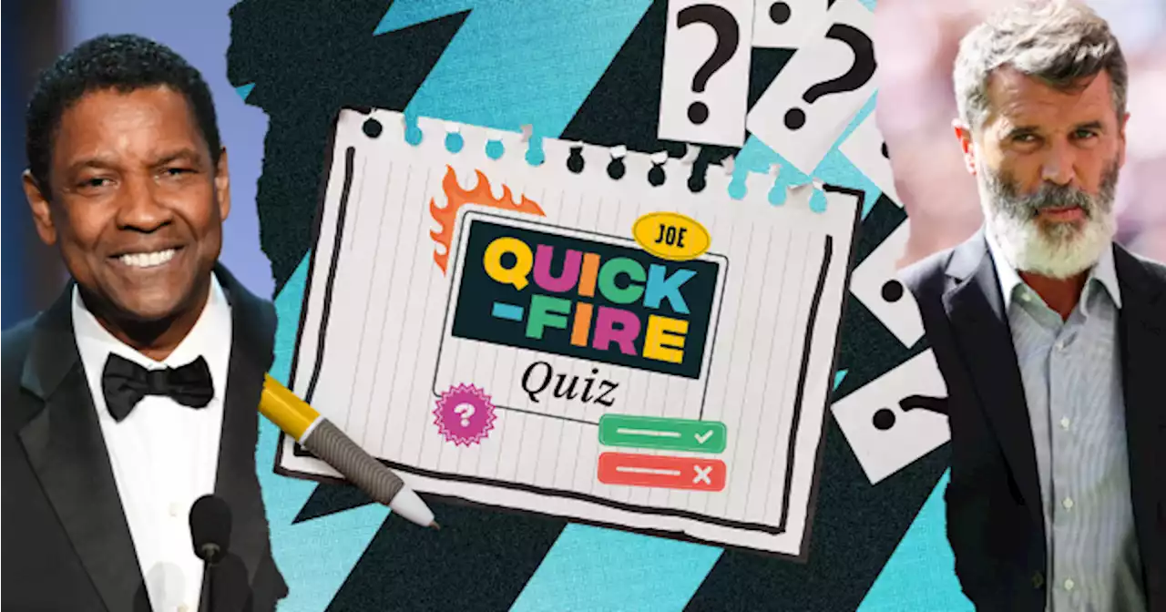 The JOE quick-fire general knowledge quiz: Day 8