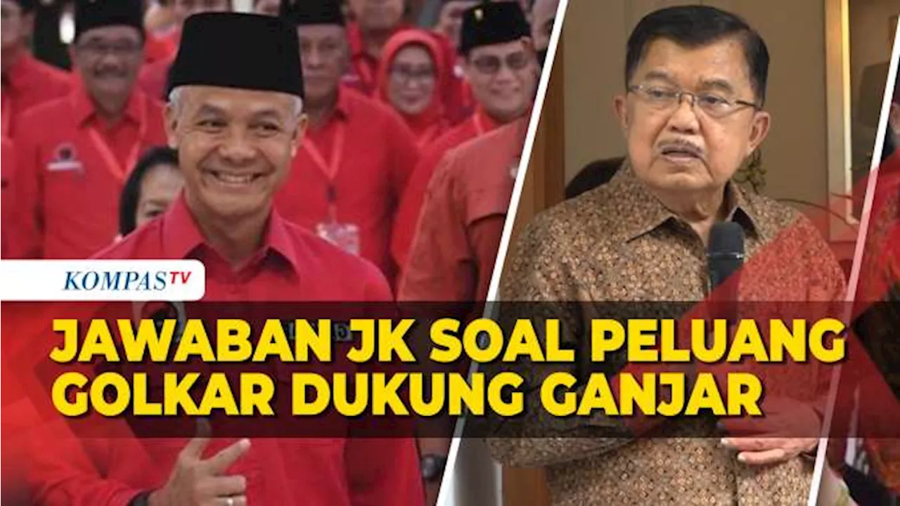 Jusuf Kalla Soal Peluang Golkar Dukung Ganjar Usai Bertemu dengan Puan Maharani