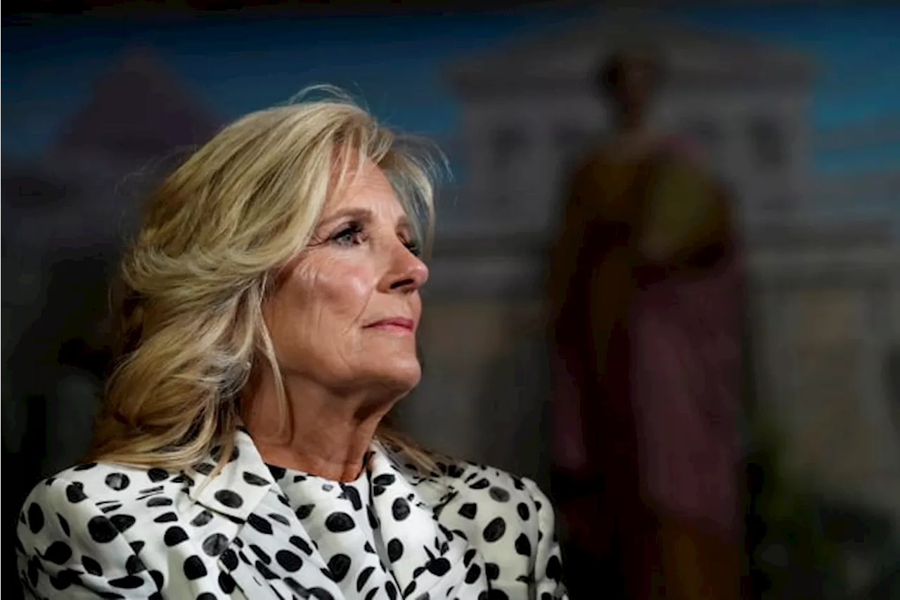 Jill Biden urges women to get mammograms or other cancer exams during Breast Cancer Awareness Month