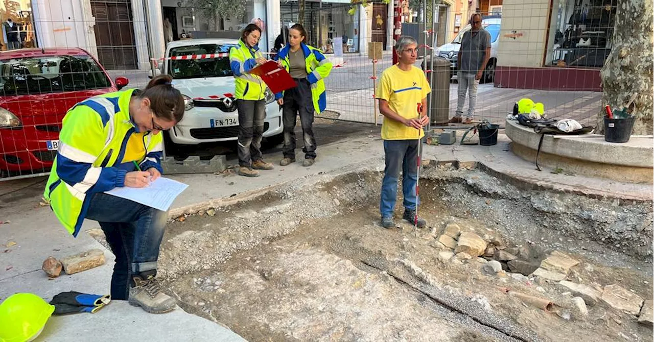 Sous les pavés du centre-ville de Manosque se cachent des vestiges médiévaux