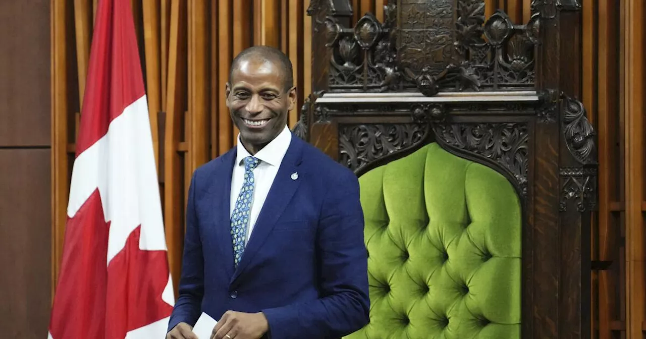 Canada's House of Commons elects the country's first Black speaker