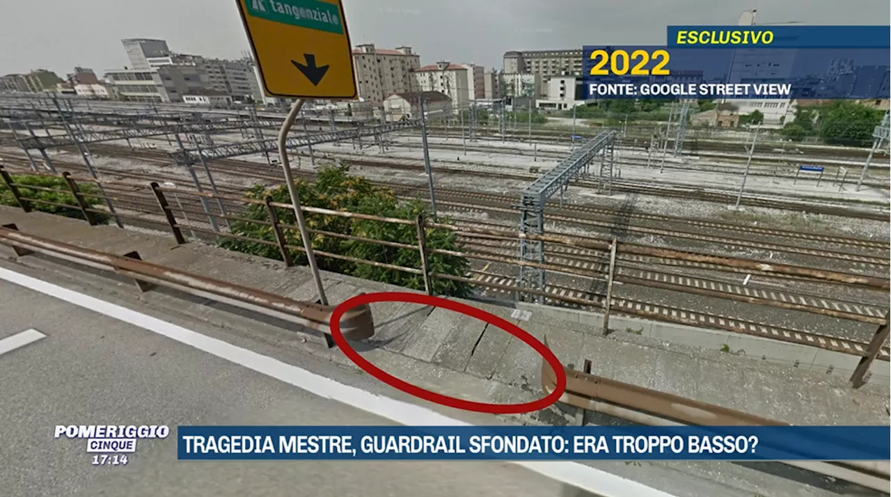 Strage bus Mestre, nel guard rail mancava un pezzo già nel 2022: lo dimostra Google Maps