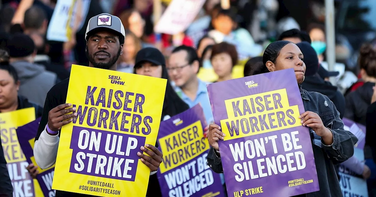 Striking Kaiser Permanente workers say patients and employees are suffering under staffing shortages