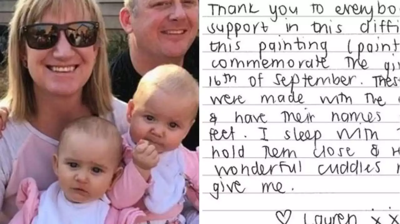 Heartbreaking note by mum who killed 3 daughters