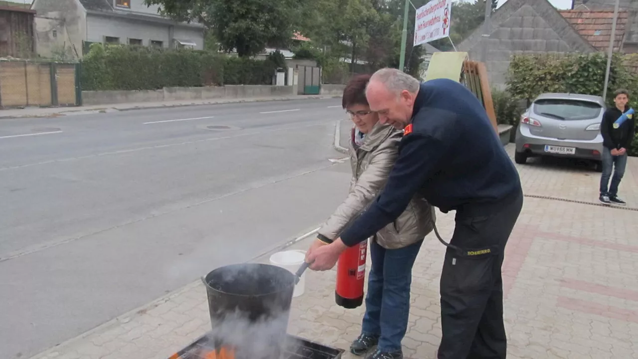 Feuerwehr Maria Gugging bietet Prüfung der Feuerlöscher an