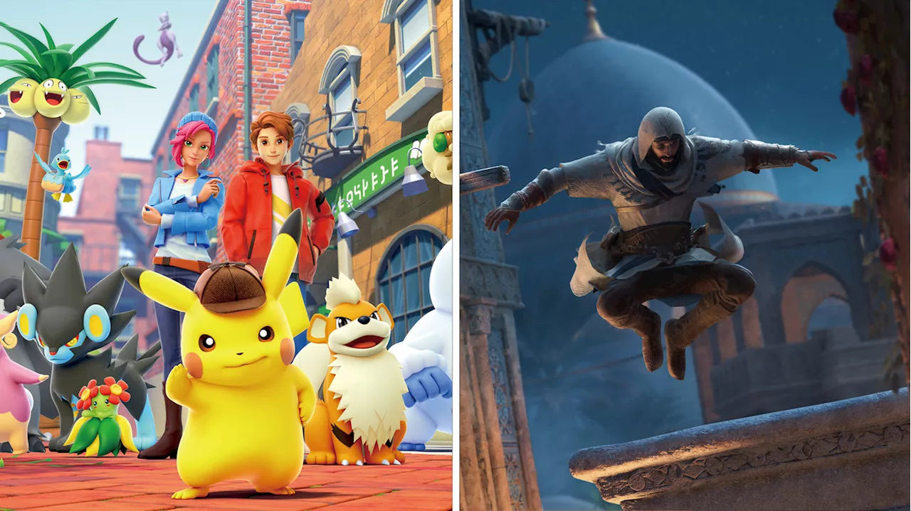 Detective Pikachu Returns, Assassin's Creed Mirage and more Fall games reviewed