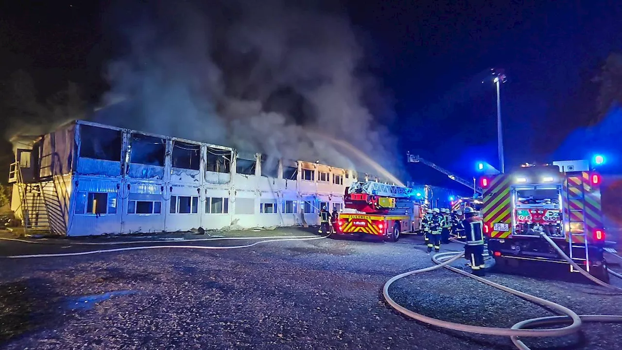 Flüchtlingsunterkunft: Nach Brand teilweise wieder geöffnet