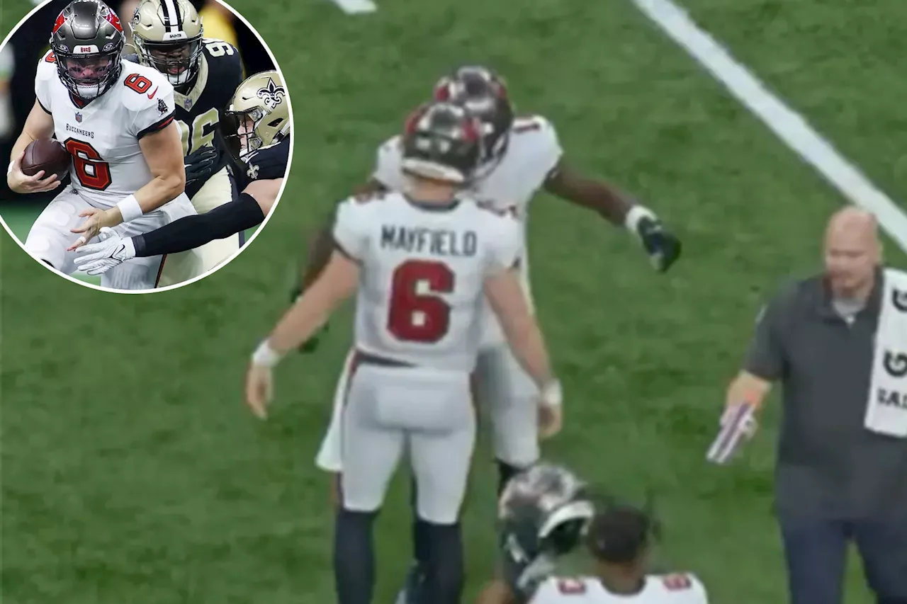 Baker Mayfield has NSFW hot mic moment during Buccaneers Week 4 win over Saints