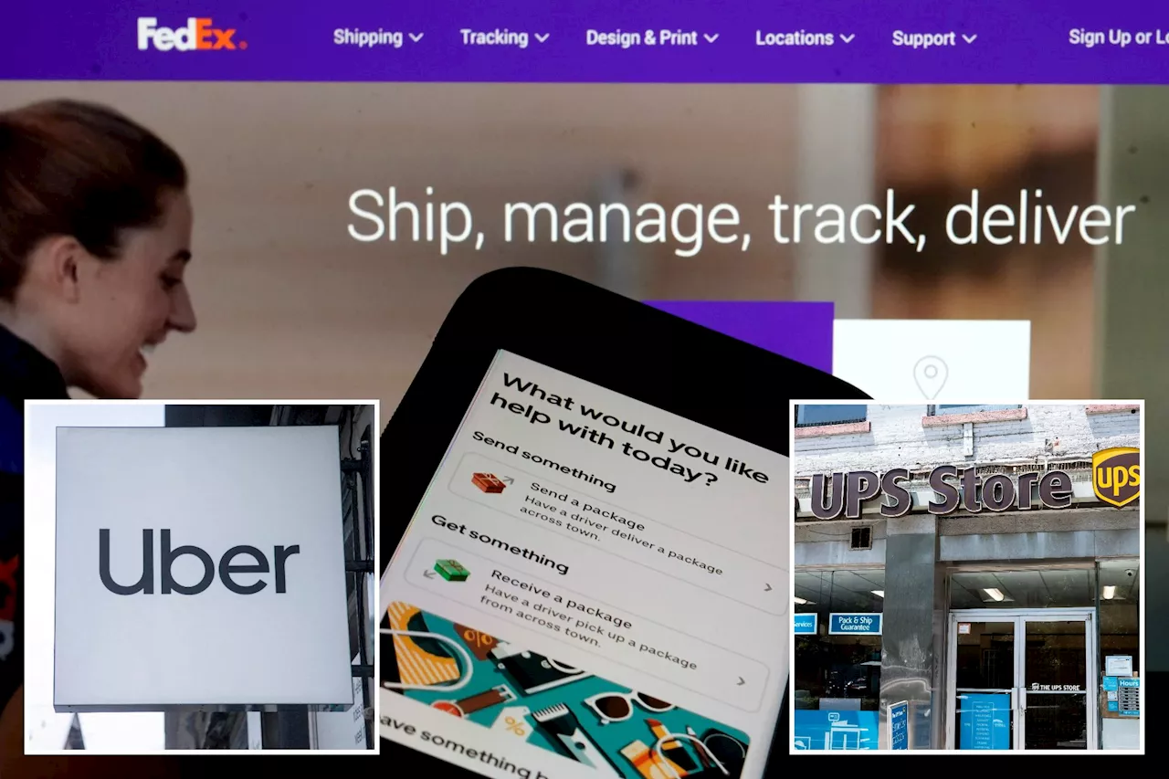 Uber now offering to return packages to FedEx, UPS stores for $5 fee