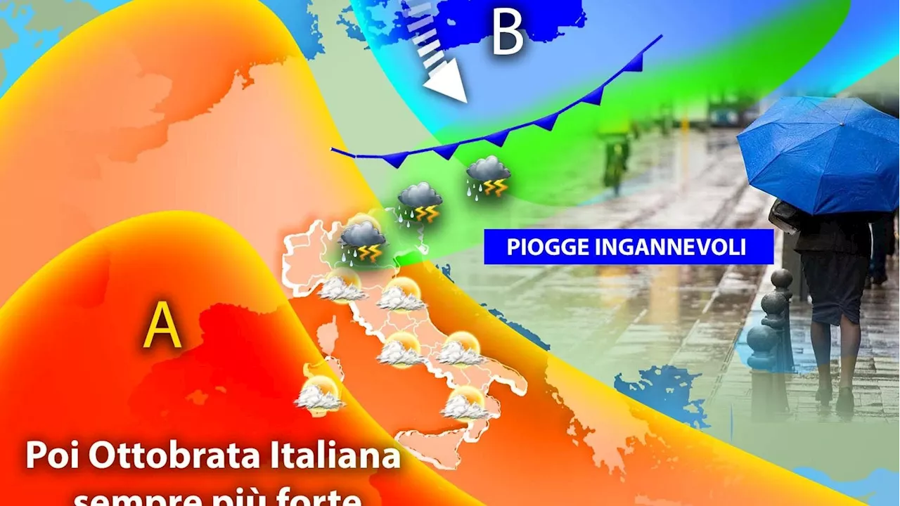 Meteo, piogge ingannevoli: il caldo durerà fino a metà ottobre