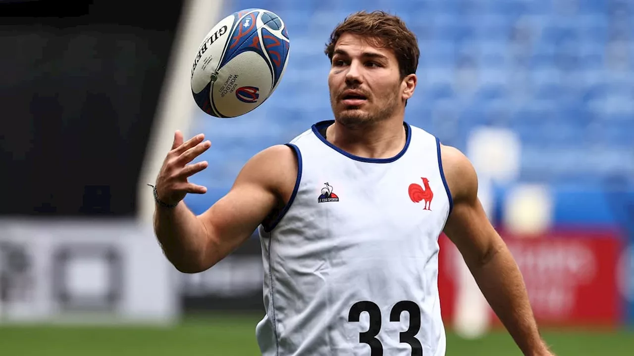 XV de France: forfait contre l’Italie, Antoine Dupont a retouché le ballon à l’entraînement