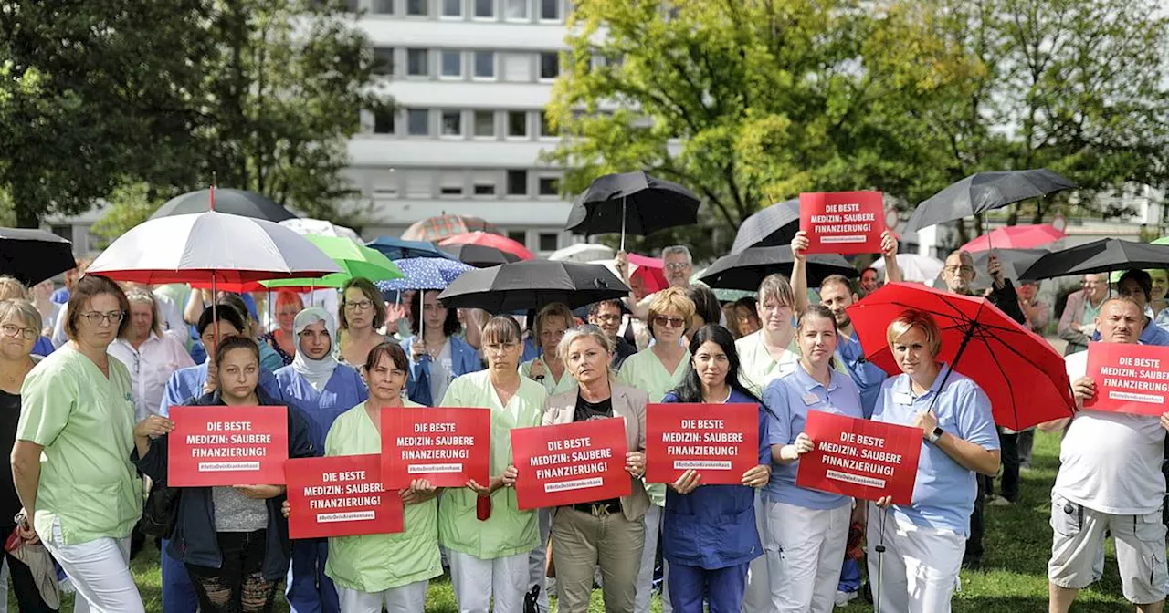 Krankenhaus-Proteste: Mehr als 100 Demonstranten schlugen in Haan Krach