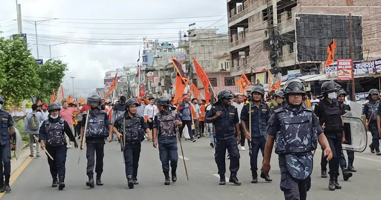 A Nepal town imposes a lockdown and beefs up security to prevent clashes between Hindus and Muslims