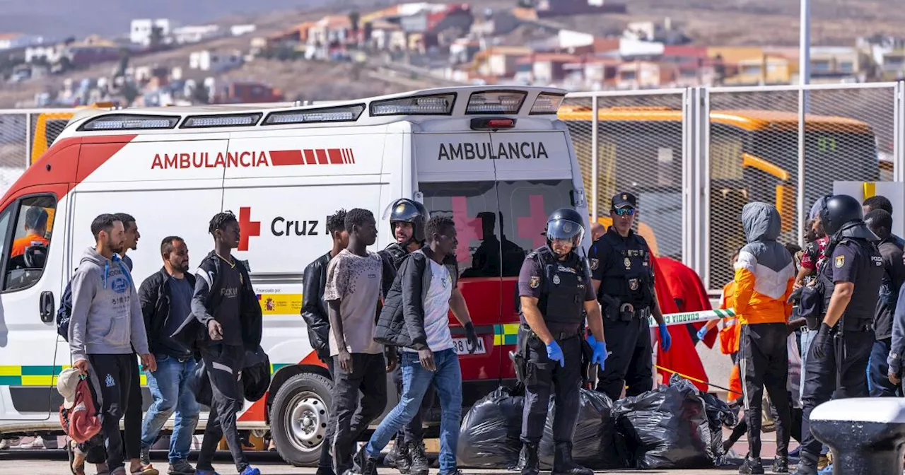 Más de 500 migrantes llegan a las Islas Canarias españolas en 24 horas