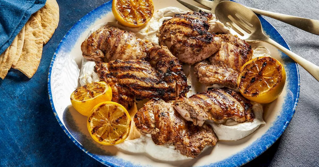 Zesty chicken thighs are a cinch, grilled indoors or out