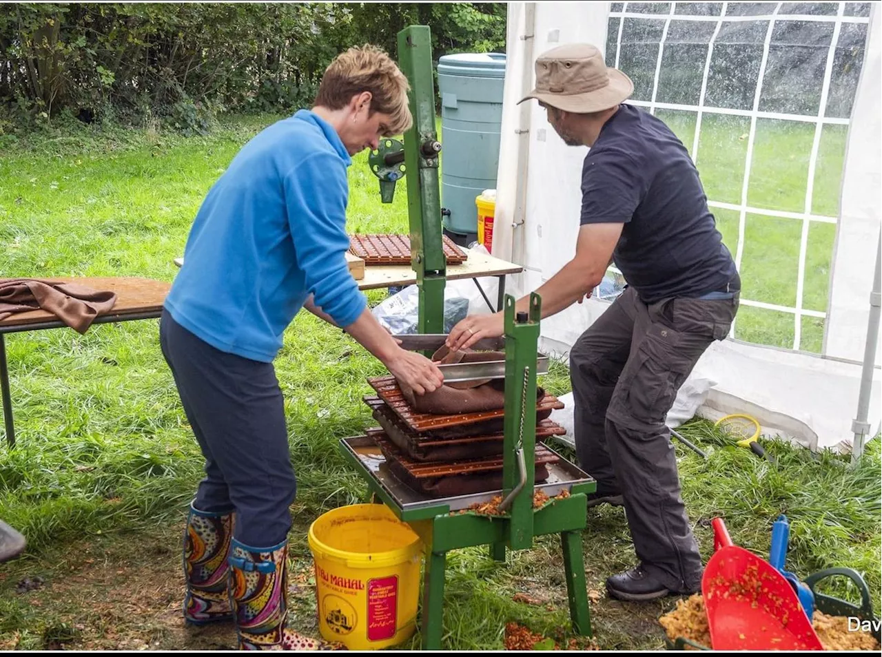 Core! Broseley apple pressing day hailed a success