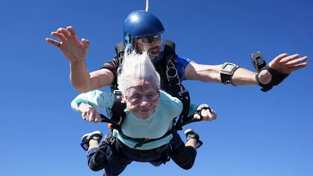 Chicago woman attempts to break record as world's oldest skydiver at 104