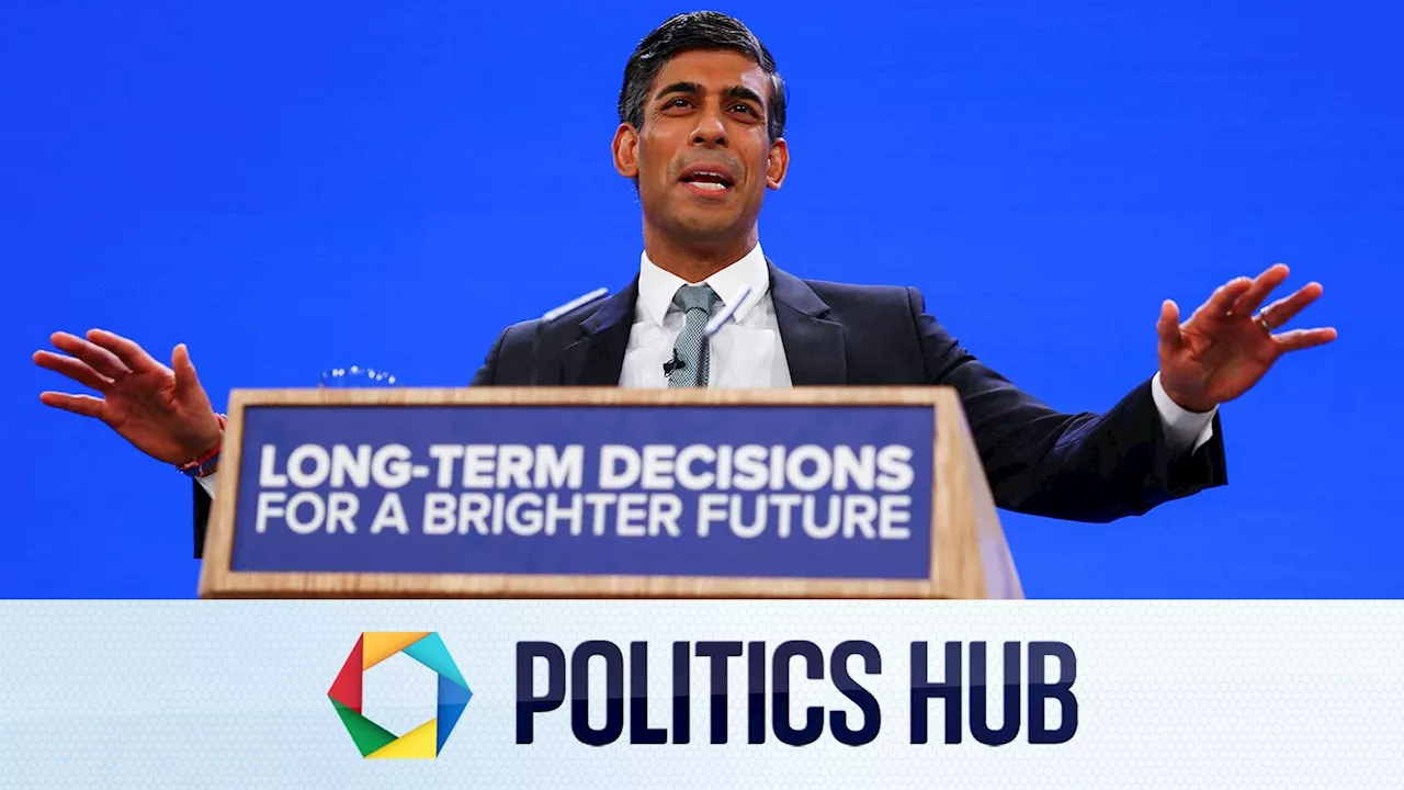 Tory conference latest: Rishi Sunak scraps rest of HS2 and proposes raising legal smoking age