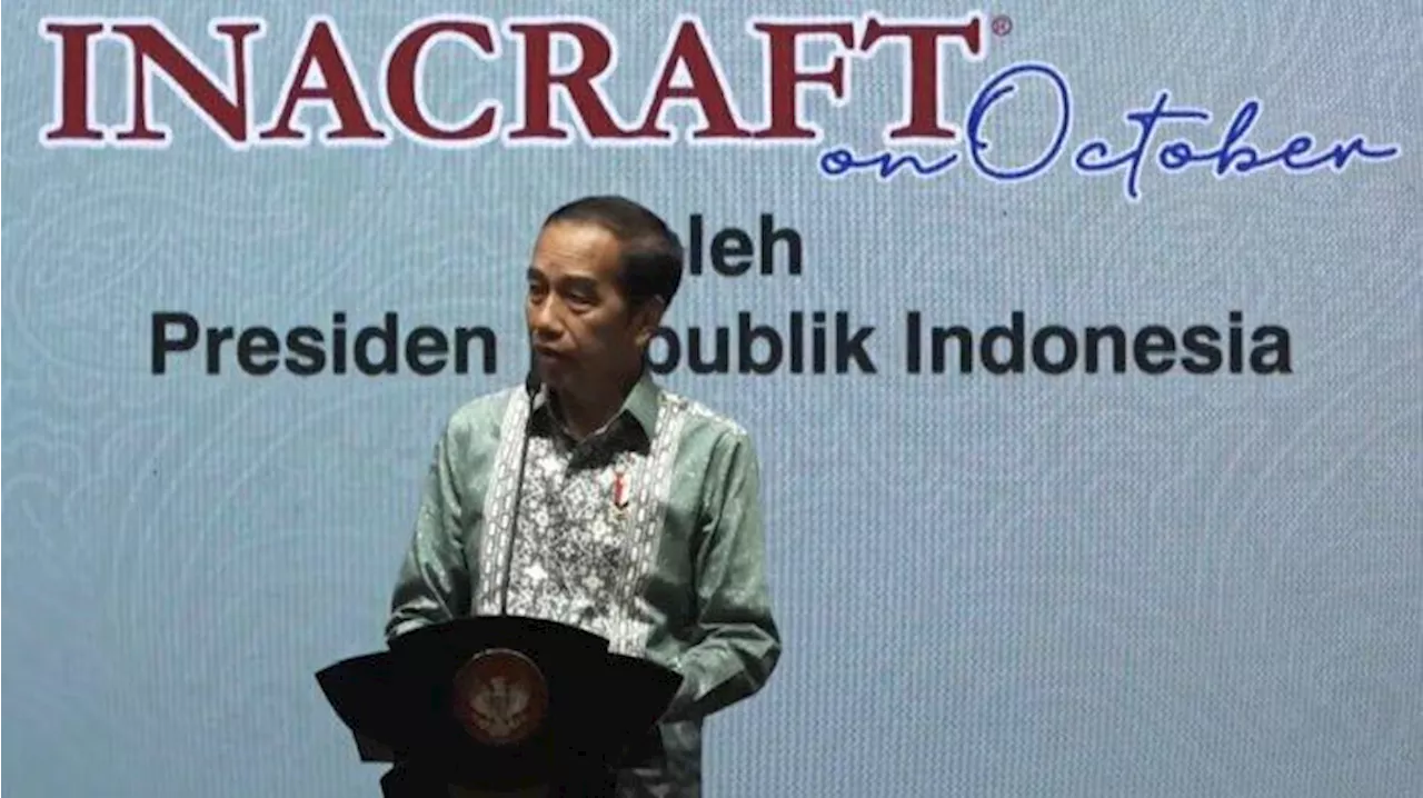 Presiden Jokowi Buka Inacraft 2023, Berharap Pengunjung Makin Banyak dan Omzet Makin Besar